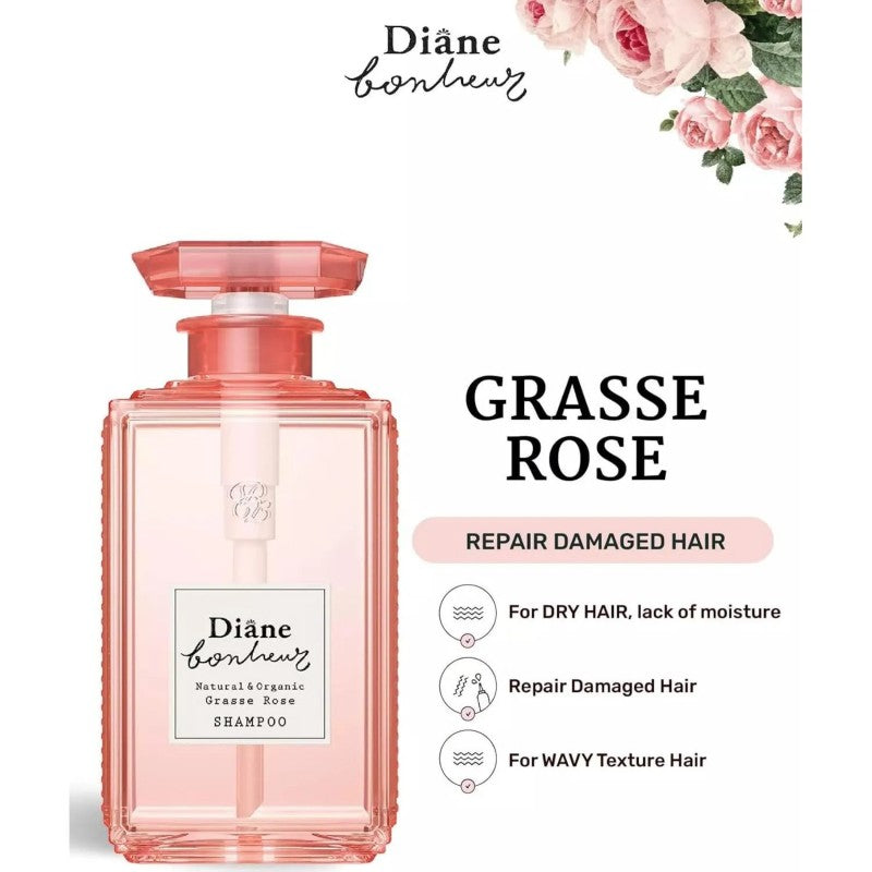 Diane Natural & Organic Shampoo Grasse Rose 500ml