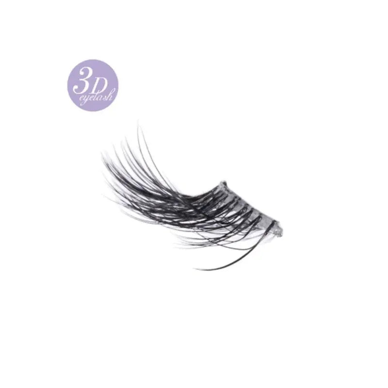 Miche Bloomin纱荣子3D假睫毛卷翘纤长#02纯裸色 4对