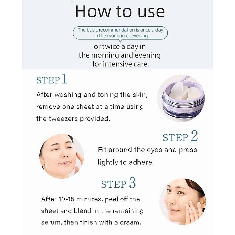 Axxzia Beauty Eyes Essence Sheet Plus 60pcs