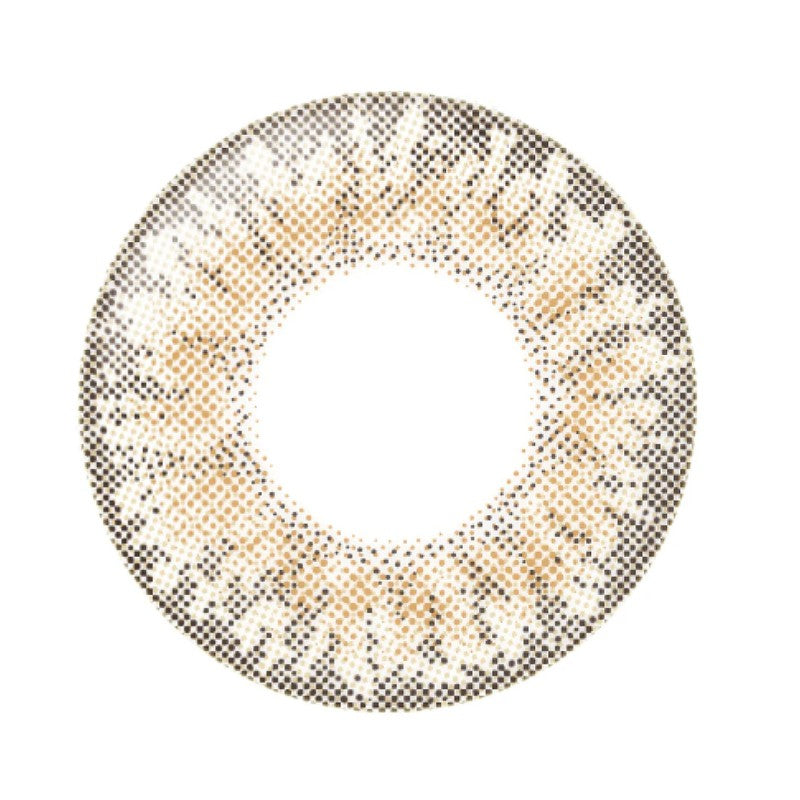 LIL Moon 1 Day Colored Contact Lens Cream Beige -1.00 10pcs