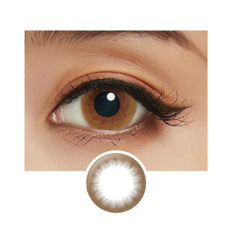 LIL MOON 1-Day Color Contact Lenses Chocolate -2.00 10pcs