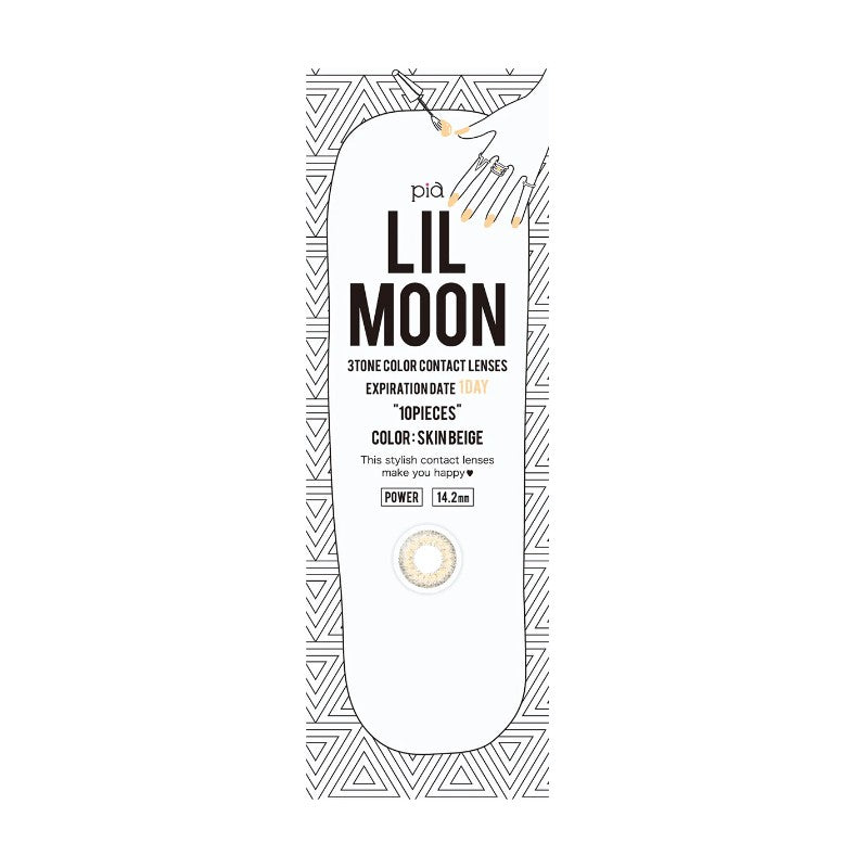 LIL Moon 1-Day Color Contact Lens Skin Beige -2.00 10pcs