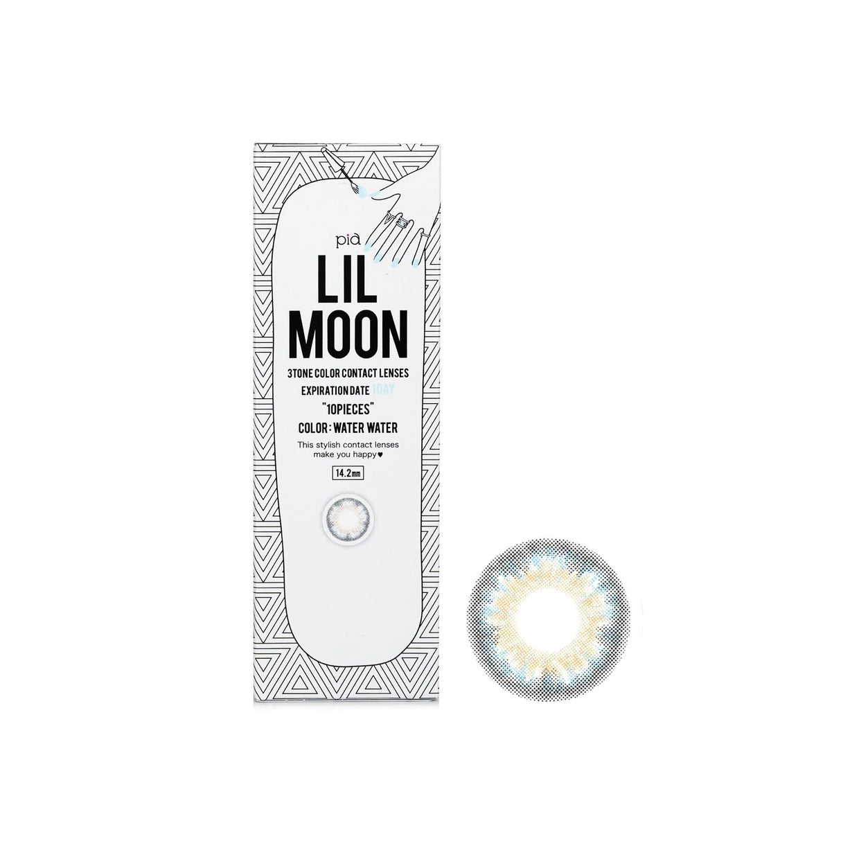 LIL MOON 1-Day Contact Lenses Water Water -4.50 10pcs