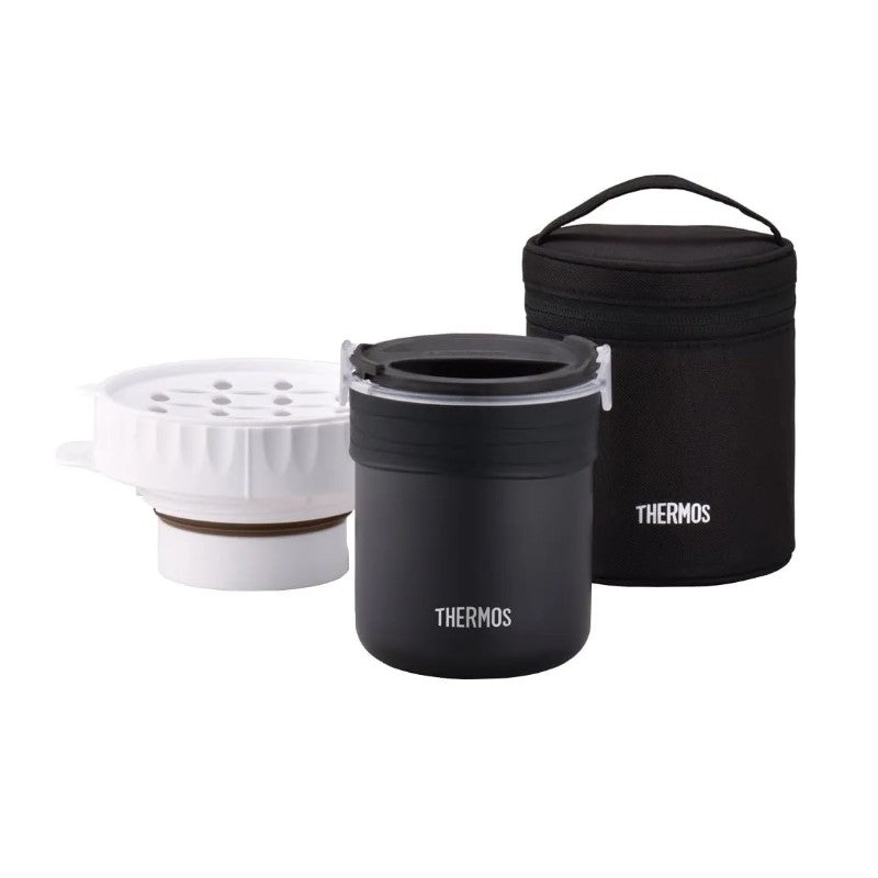 Thermos Lunch Box For Cooking Rice Black 360ml