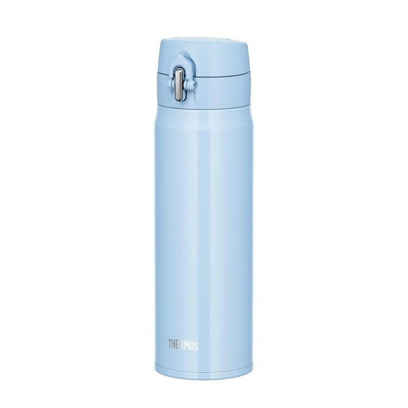 Thermos Water Bottle Vacuum Insulated Travel Mug Light Blue 500ml