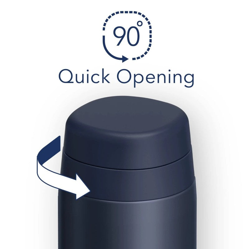 Thermos Vacuum Insulated Water Bottle Black JOR-250 250ml