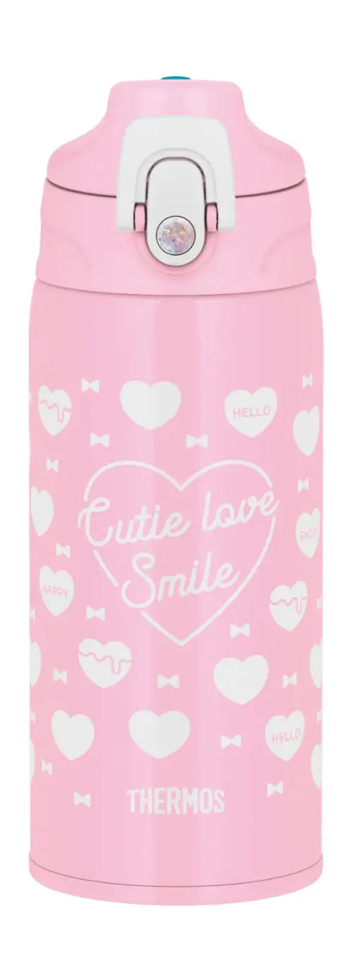Thermos Vacuum Insulated Water Bottle Cup FJJ-601WF Pink 600ml