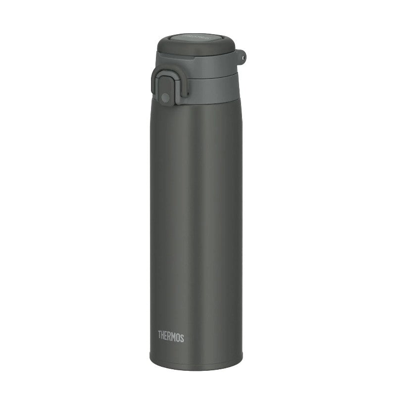 Thermos Vacuum Insulated Water Bottle with Carry Loop Dark Gray JOS-750 750ml