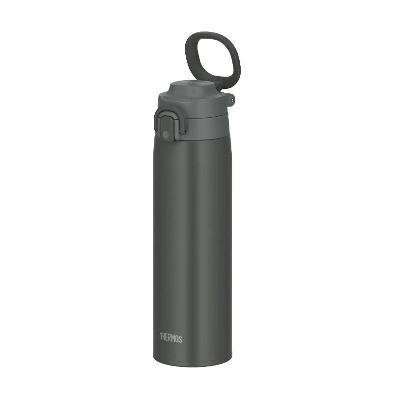 Thermos Vacuum Insulated Water Bottle with Carry Loop Dark Gray JOS-750 750ml