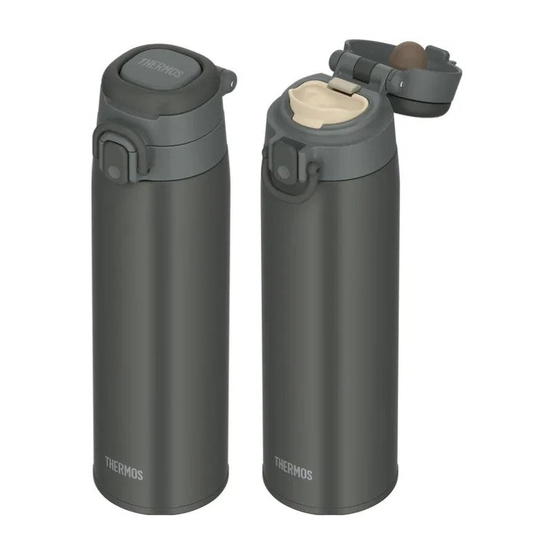 Thermos Vacuum Insulated Water Bottle with Carry Loop Dark Gray JOS-750 750ml