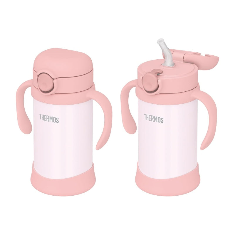 Thermos Vacuum Baby Straw Mug Peach FJT-350 350ml
