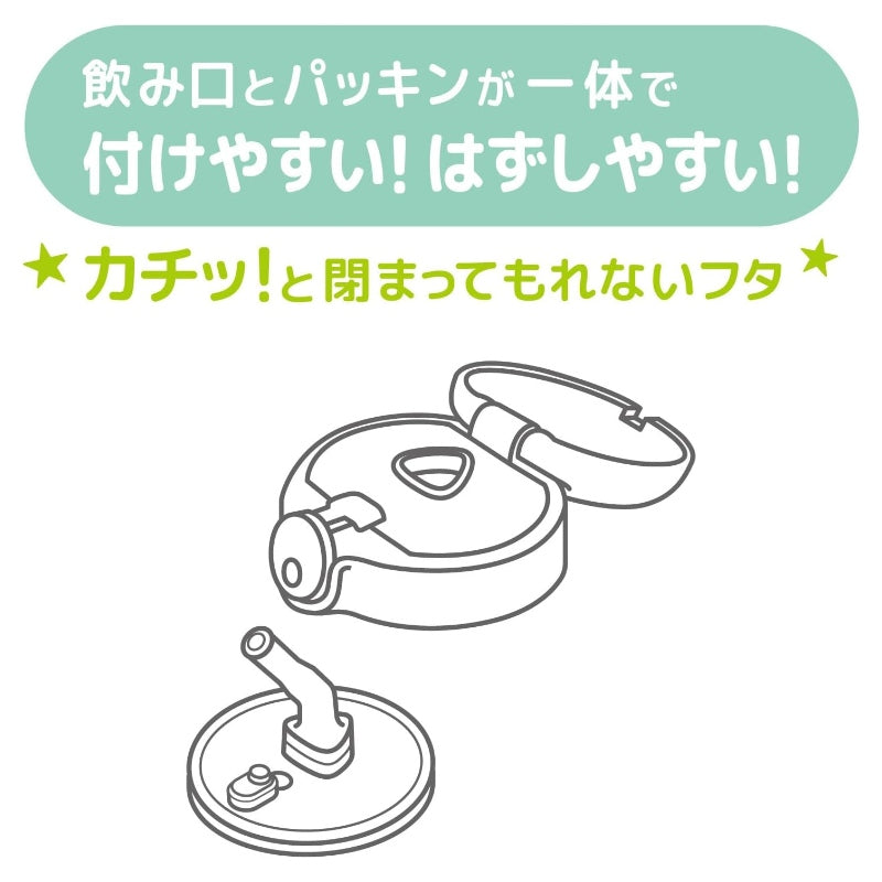 Thermos Vacuum Bottle Baby Straw Mug Disney Minnie FJT-250B 250ml