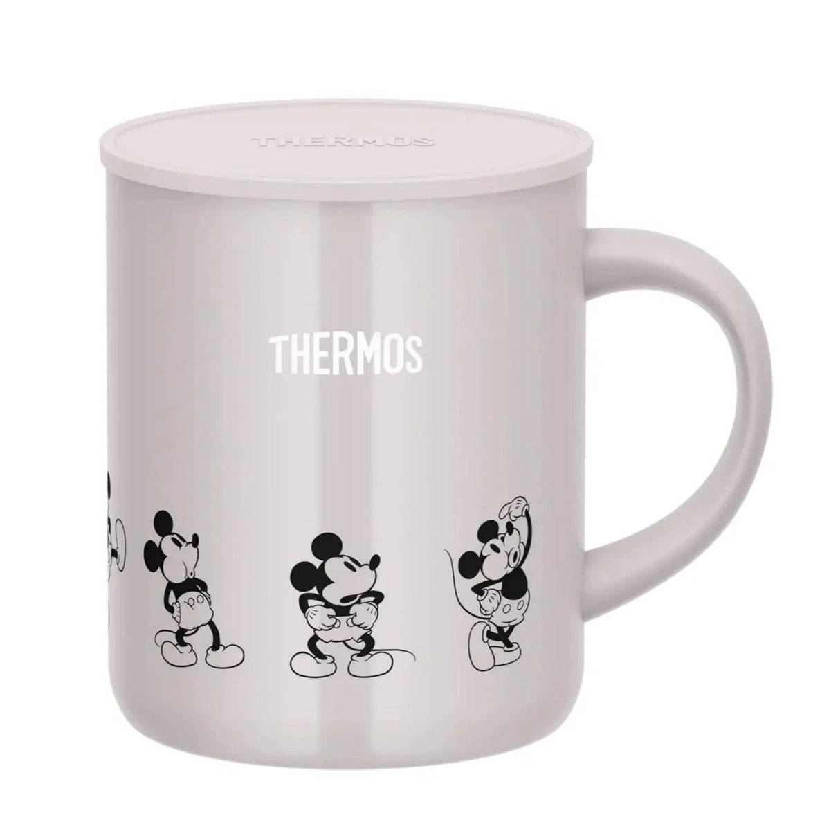 Thermos Vacuum Insulated Mug JDG-351B Mickey White Beige 350ml