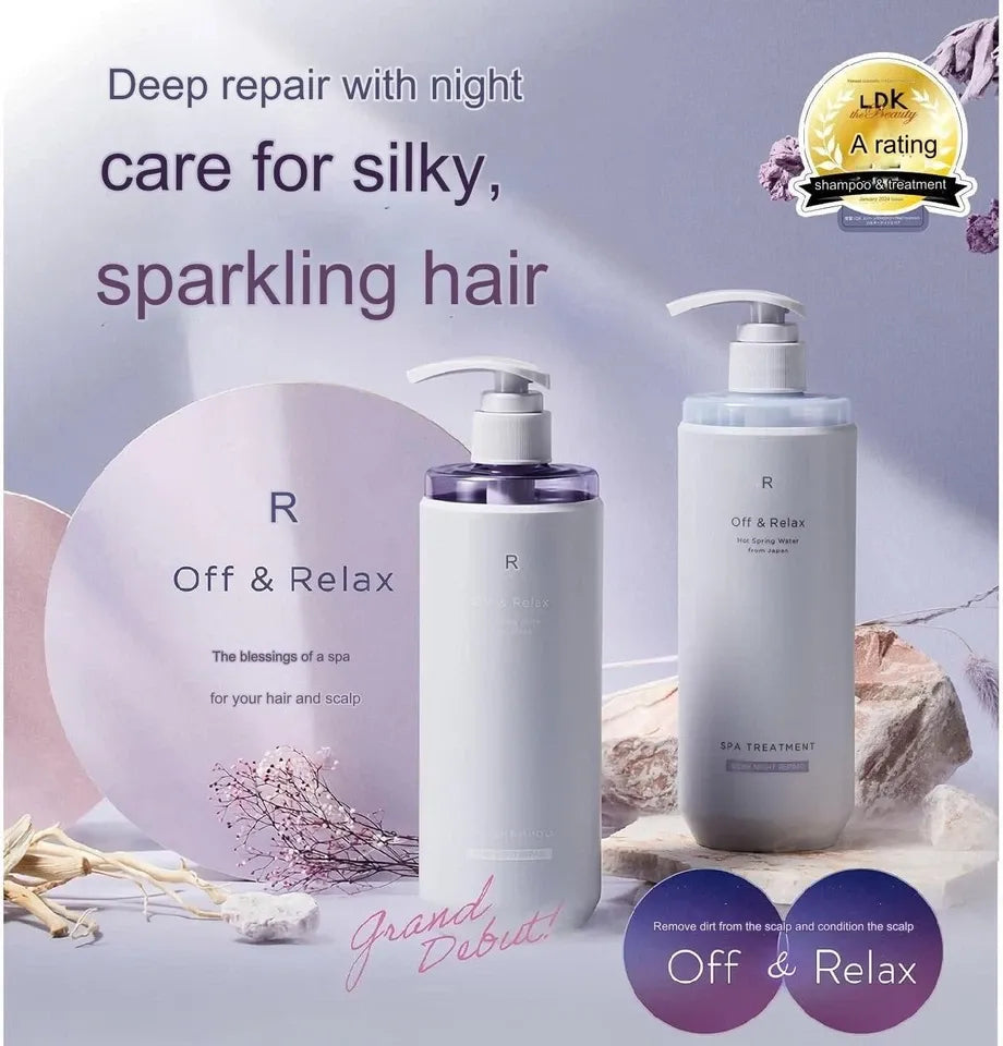 Off & Relax Spa Silky Shampoo Night Repair 460ml