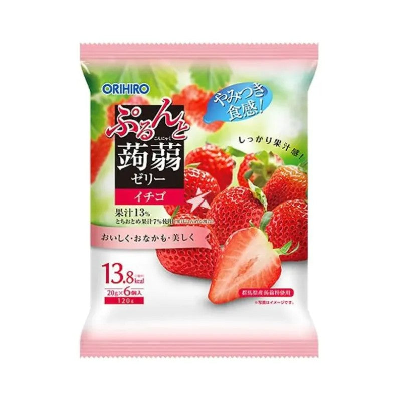 Orihiro Konjac Jelly Strawberry 6pcs