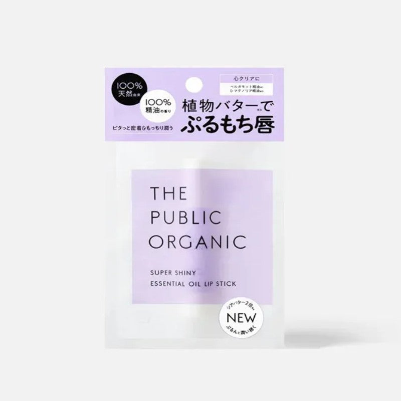 The Public Organic Essential Oil Moisturizing Lipbalm Super Shiny