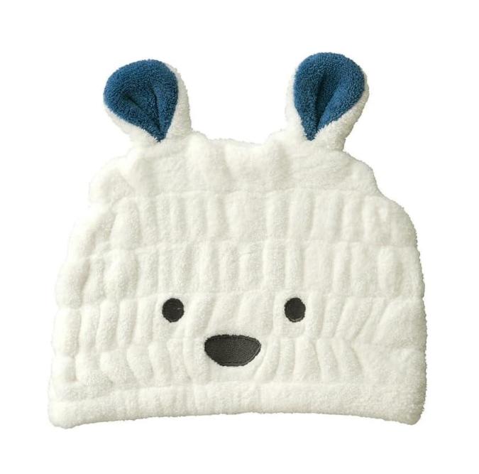 Carari Zooie Water Absorbent Animal Kids Cap Polar Bear