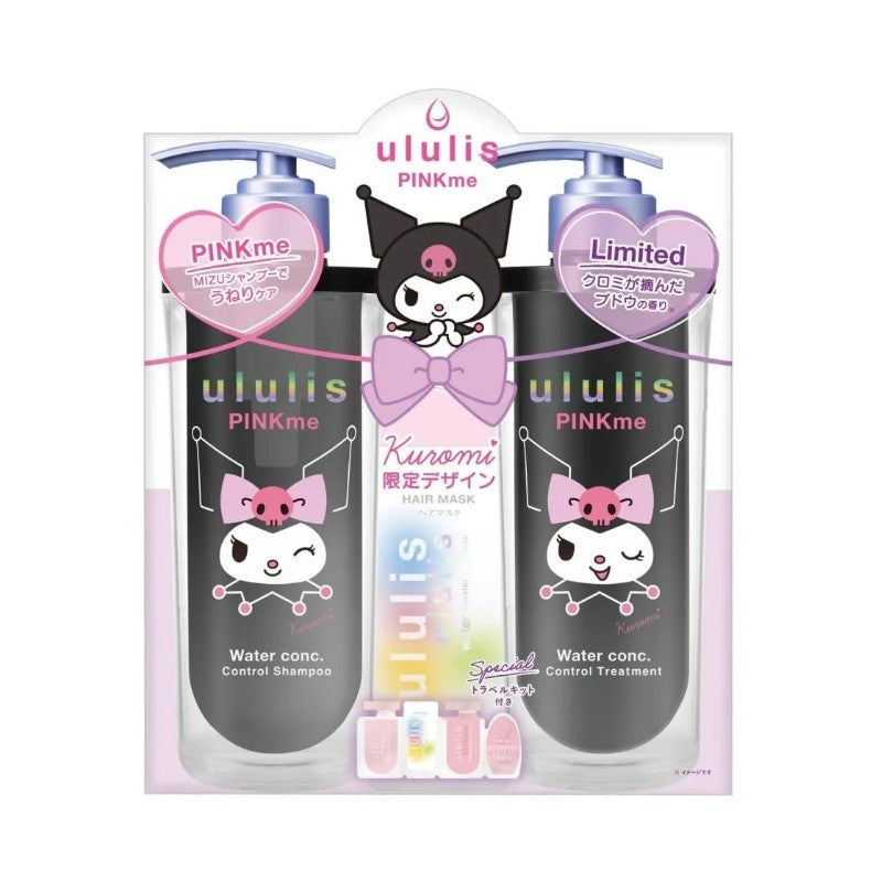 Ululis Kuromi Pink Me Water Control Shampoo & Conditioner Set