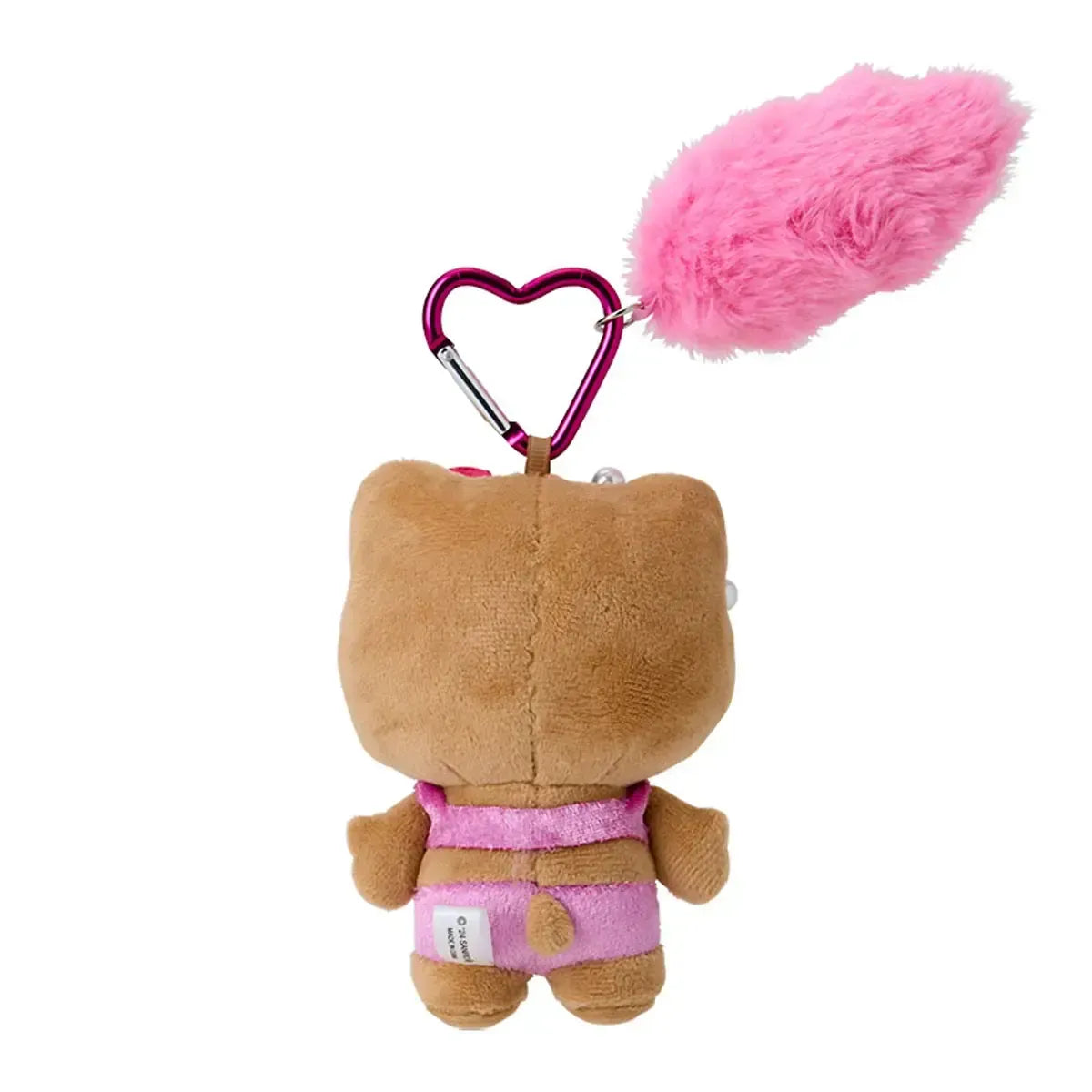 Sanrio Mascot Keychain with Tail Hello Kitty Gogo Gal Collection Tan