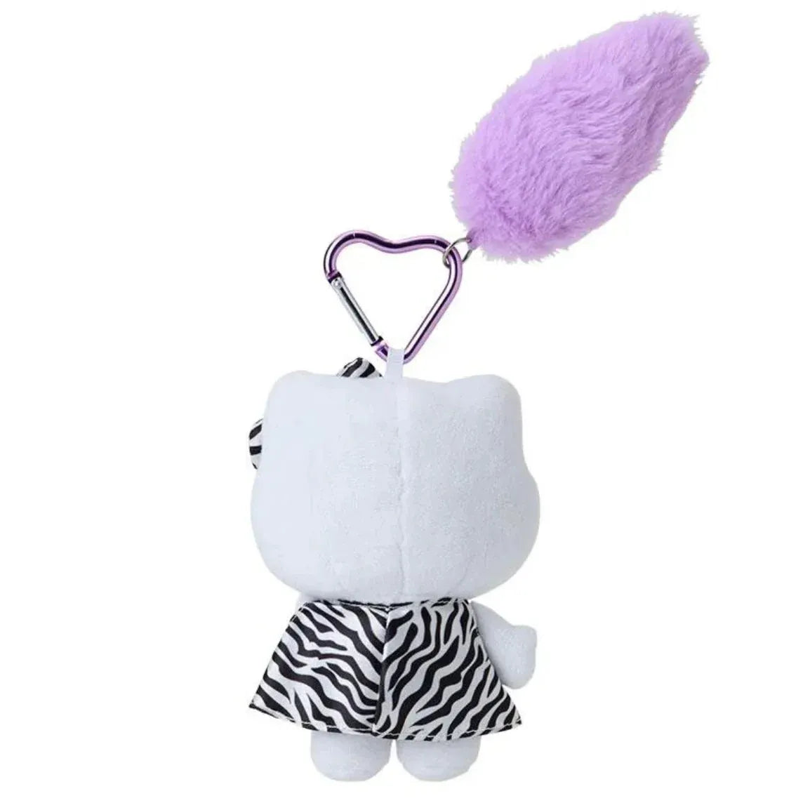 Sanrio Mascot Keychain with Tail Hello Kitty Gogo Gal Collection Zebra