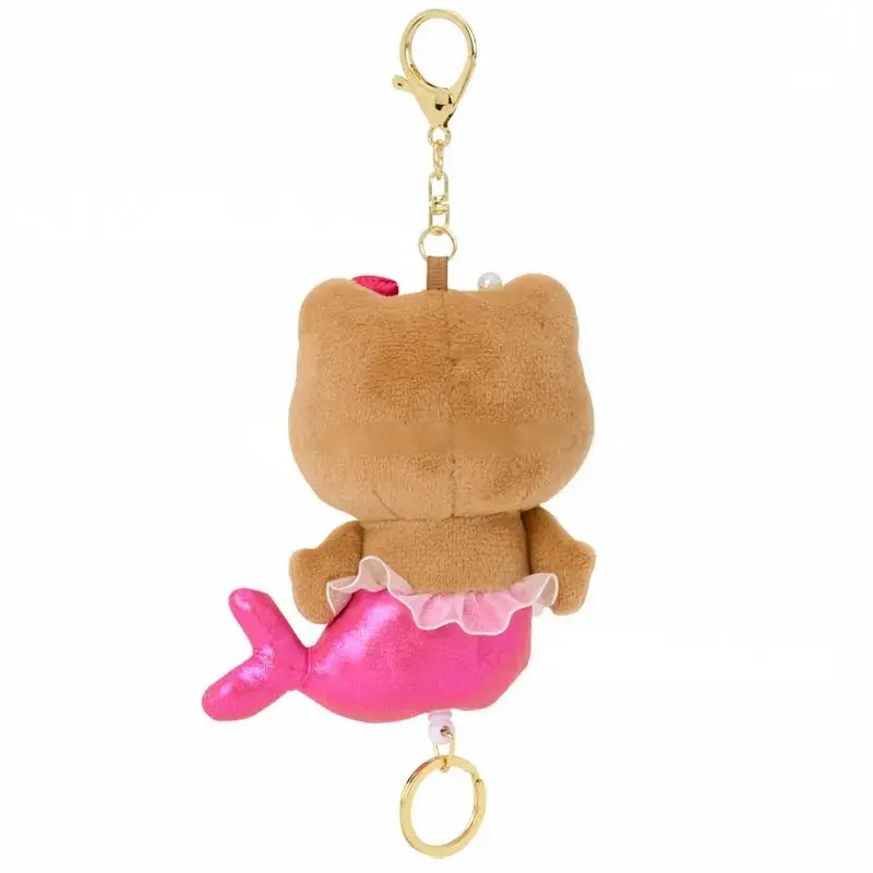 Sanrio Reel Mascot Holder Hello Kitty Fantasy Collection Mermaid Tan