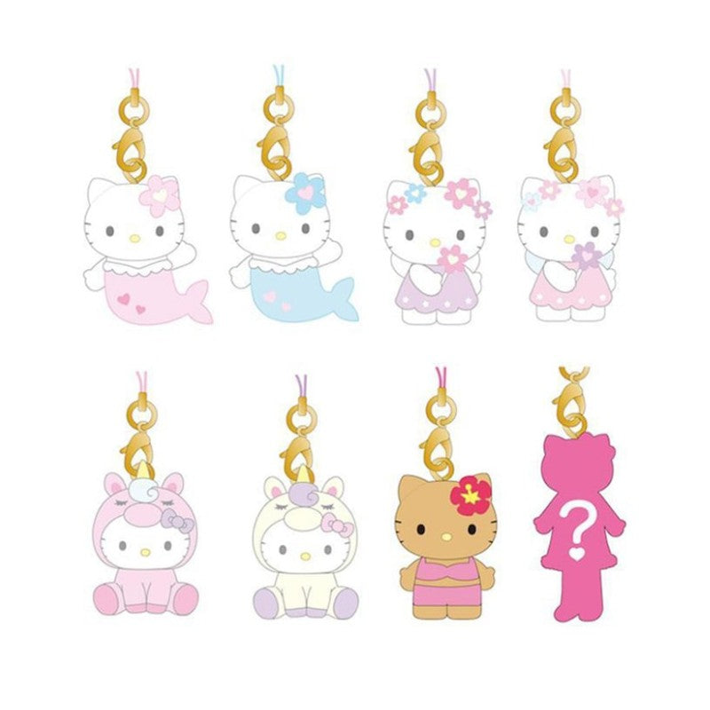 Sanrio Secret Mascot Phone Strap Keychain Charm Hello Kitty 8pcs