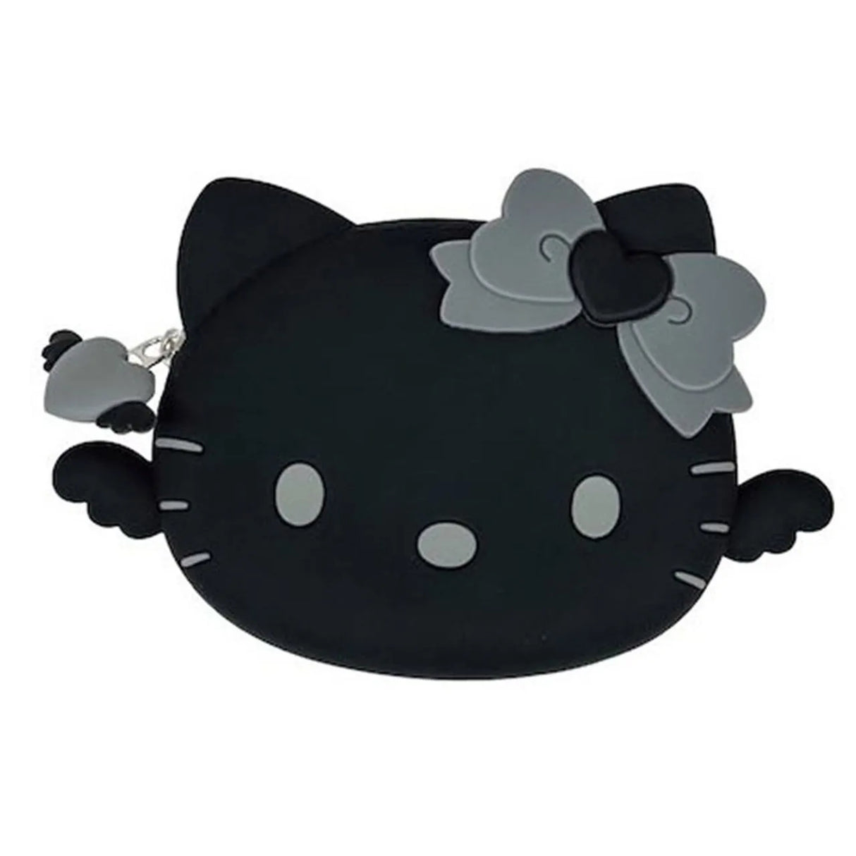 Sanrio 3D Silicone Pouch Hello Kitty Black Angel