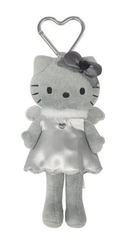 Sanrio Plush Keychain Hello Kitty Angel Gray