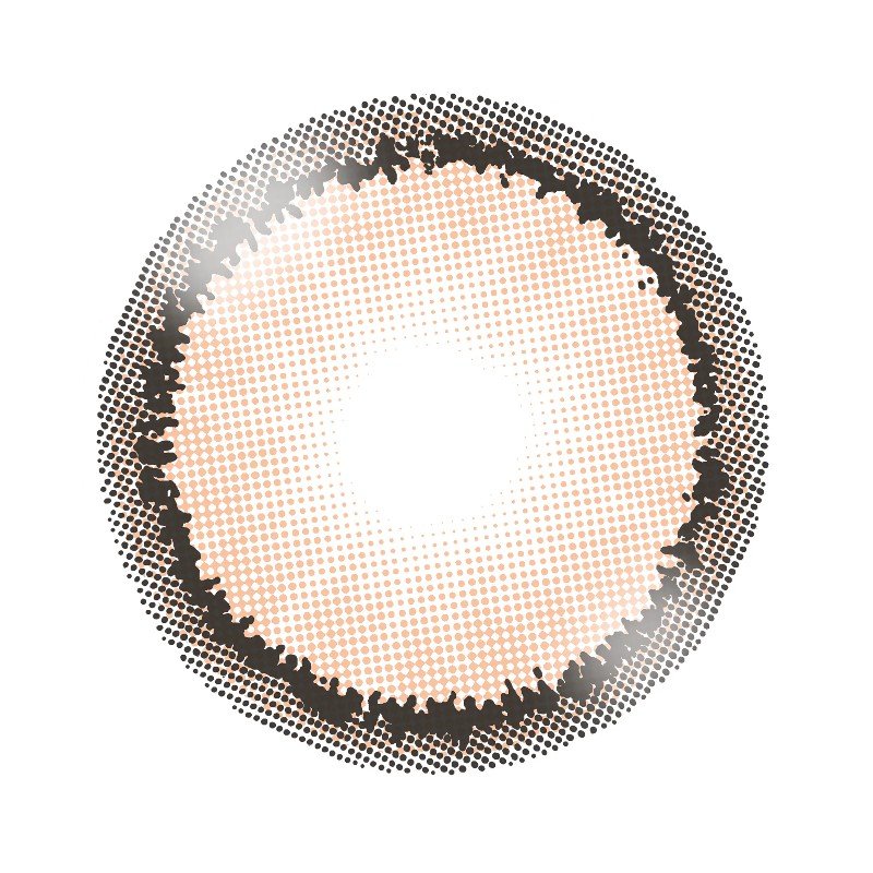 Barrieyes 1-Day Colored Contact Lens Pearl Brown -4.00 6pcs