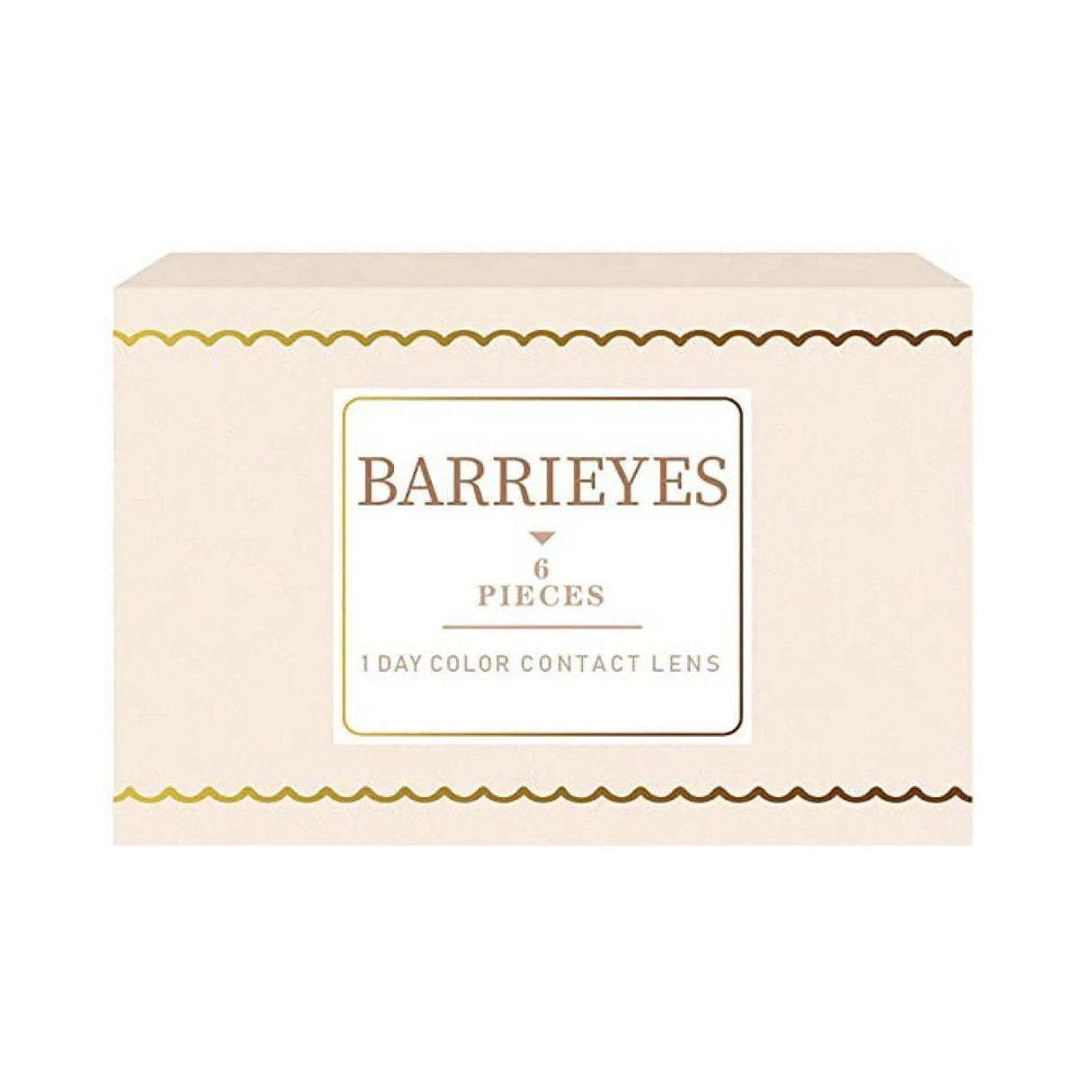 Barrieyes 1-Day Colored Contact Lens Pearl Brown -6.50 6pcs
