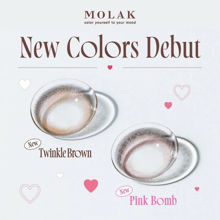 Molak 1-Day Colored Contact Lens Pink Bomb ±000 10pcs