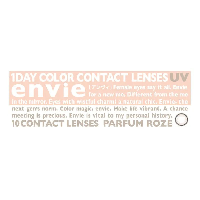 Envie 1-Day Colored Contact Lens Parfum Roze -1.50 10pcs