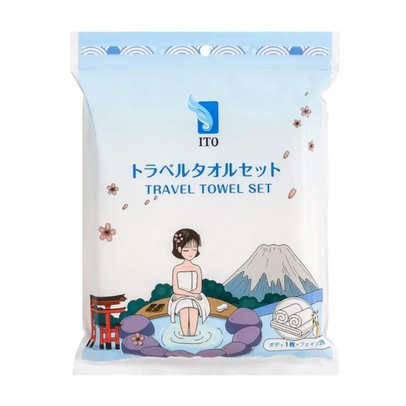 ITO Cleaning towel Travel Pack (1 Body + 2 Faces)