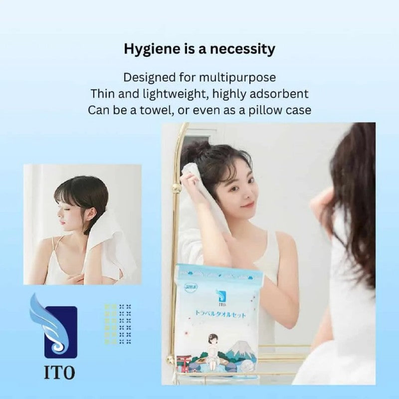 ITO Cleaning towel Travel Pack (1 Body + 2 Faces)
