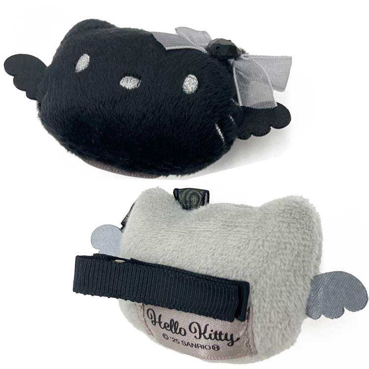 Sanrio Plush Multi Clip Set Hello Kitty Black Angel