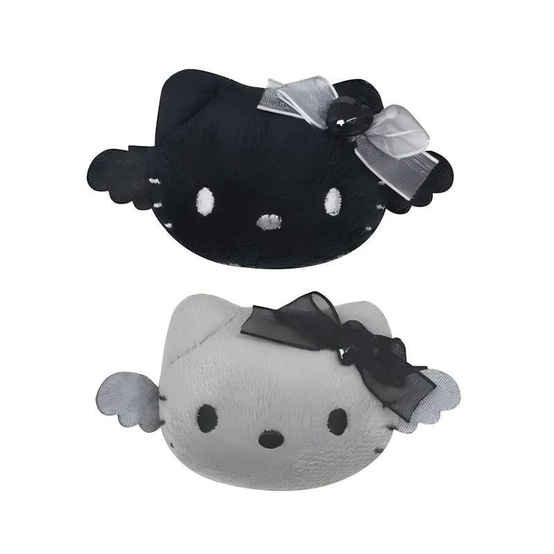 Sanrio Plush Multi Clip Set Hello Kitty Black Angel