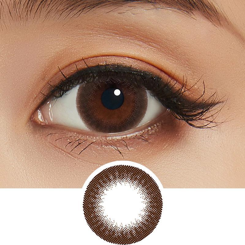 Feliamo 1-Day Colored Contact Lens Shiny Brown -6.50 10pcs