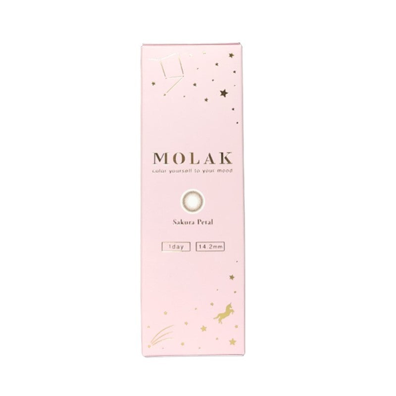 Molak 1 Day Color Contact Lens Sakura Petal -6.00 10pcs