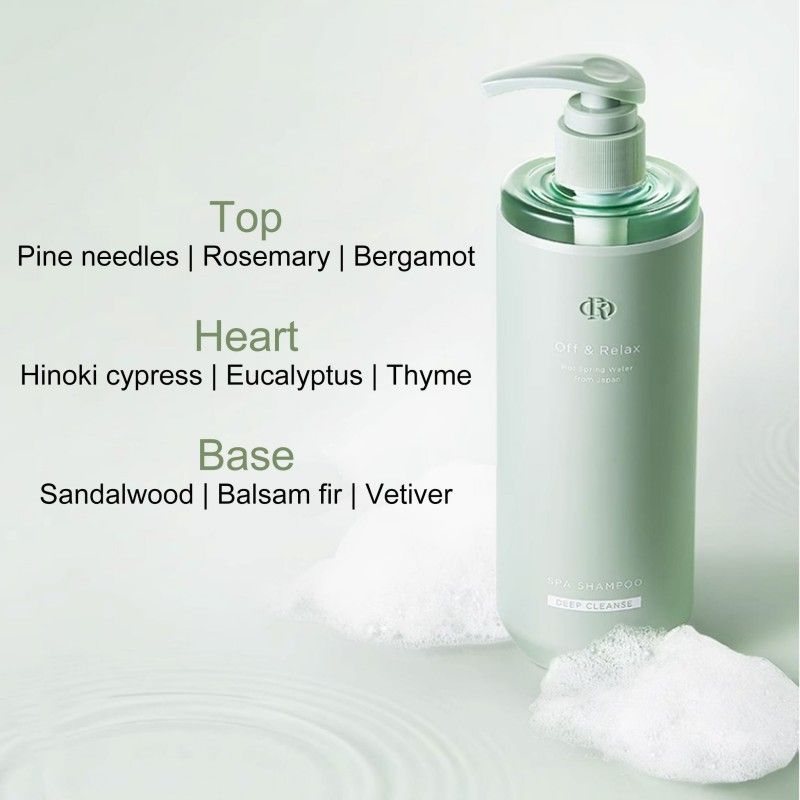 Off & Relax Hot Spring Water SPA Shampoo Clear 460ml