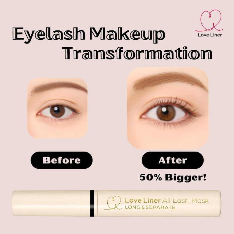 Love Liner随心所欲睫毛膏纤长自然黑色