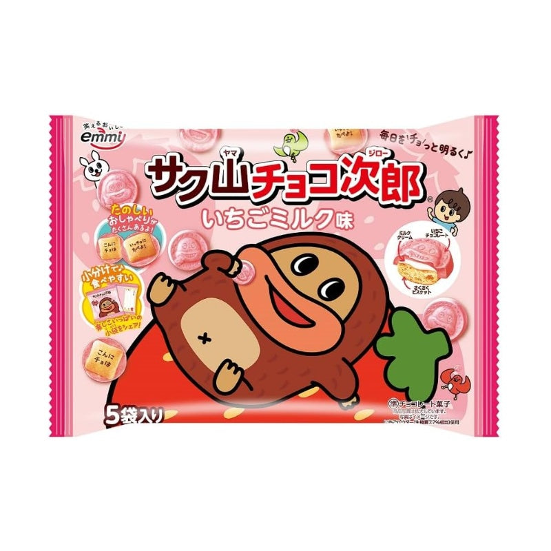 Emmy Shoei Delicy Choco Jiro Biscuits Strawberry Milk Cake 80g