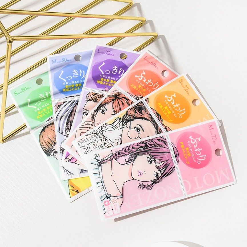 Motonozen Invisible Two-sided Eyelid Tape S 80pcs