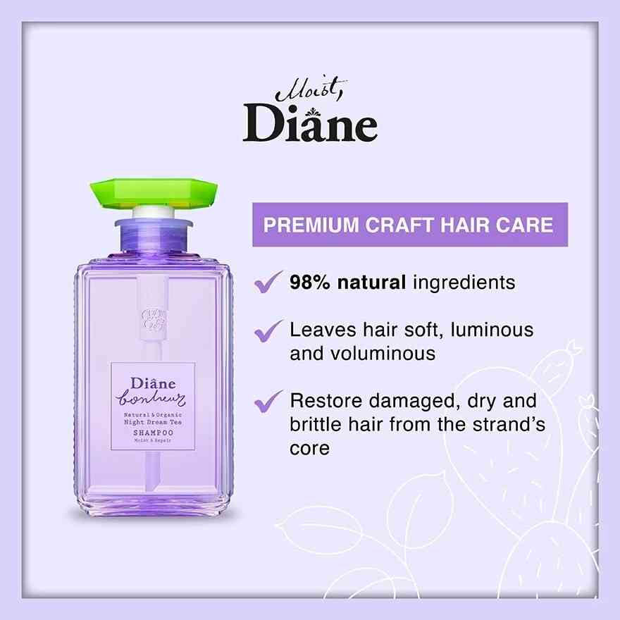 Diane Bonheur Night Dream Tea Shampoo Moist & Repair 500ml