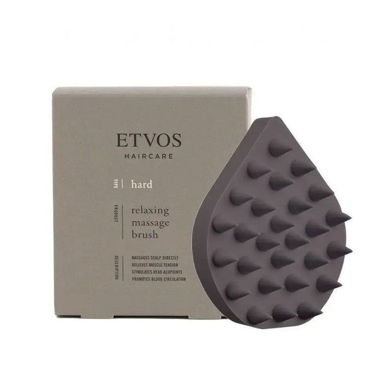 Etvos Relaxing Massage Brush Black Hard Material