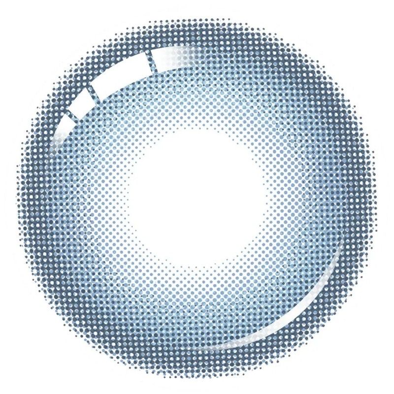 Barrieyes Aurora 1-Day Color Contact Lens Gloria Blue -4.50 6pcs