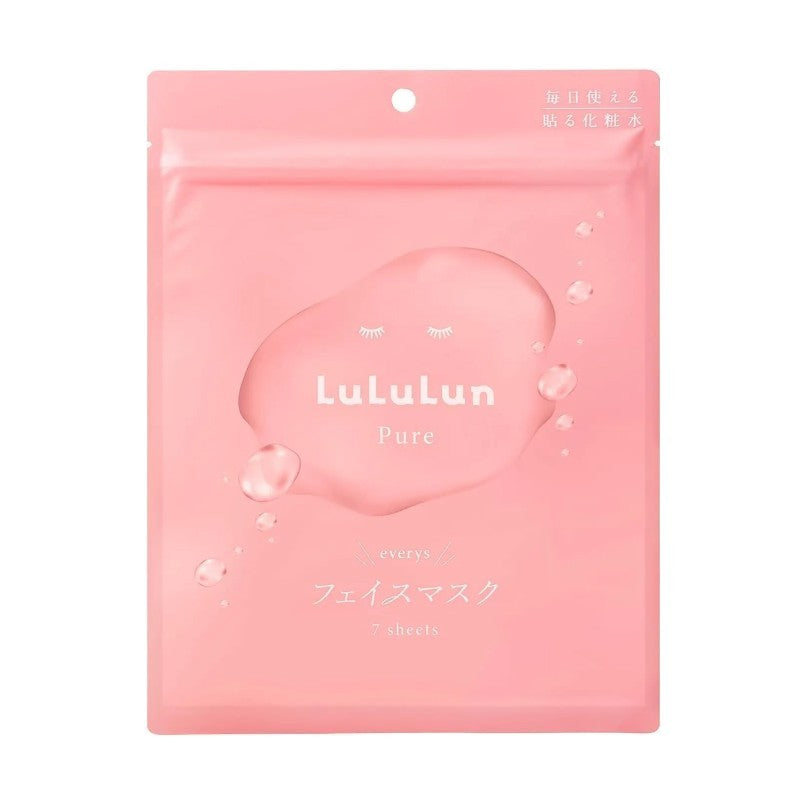 Lululun Pure Everys Hydra-soft Moisturizing Mask 7pcs