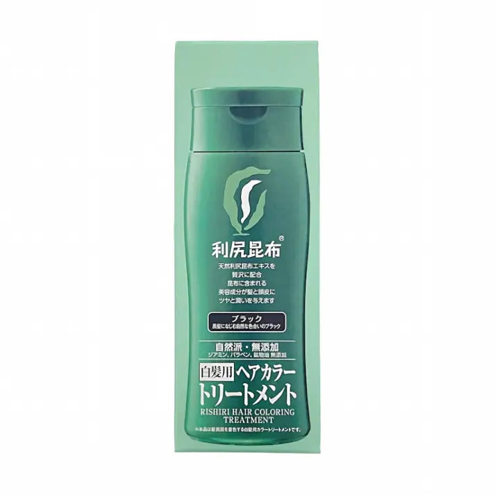 Hidaka Konbu利尻昆布天然植物染发护色剂黑色 200g