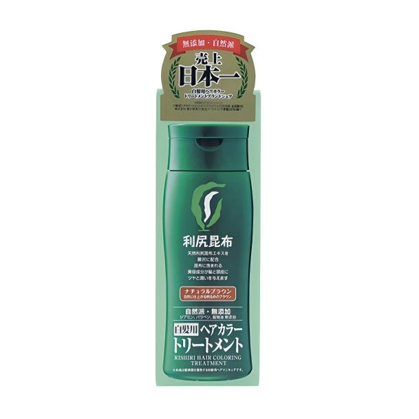 Hidaka Konbu利尻昆布天然植物染发护色剂自然棕 200g