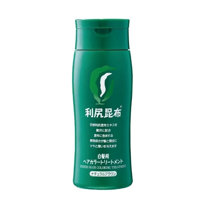Hidaka Konbu利尻昆布天然植物染发护色剂深棕色 200g