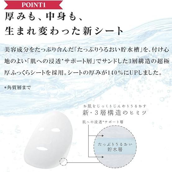 LuLululun Precious Aging Care Face Mask Moist Red 7pcs